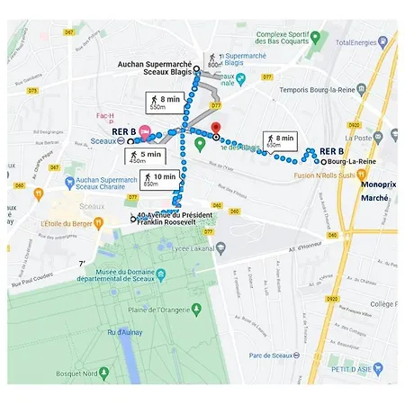 Apartament 3 Private Shared Flat In A At 600m Rer B Direct To Notre-dame *