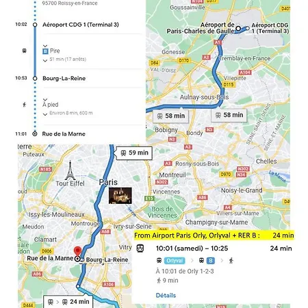 3 Private Shared Flat In A At 600m Rer B Direct To Notre-dame